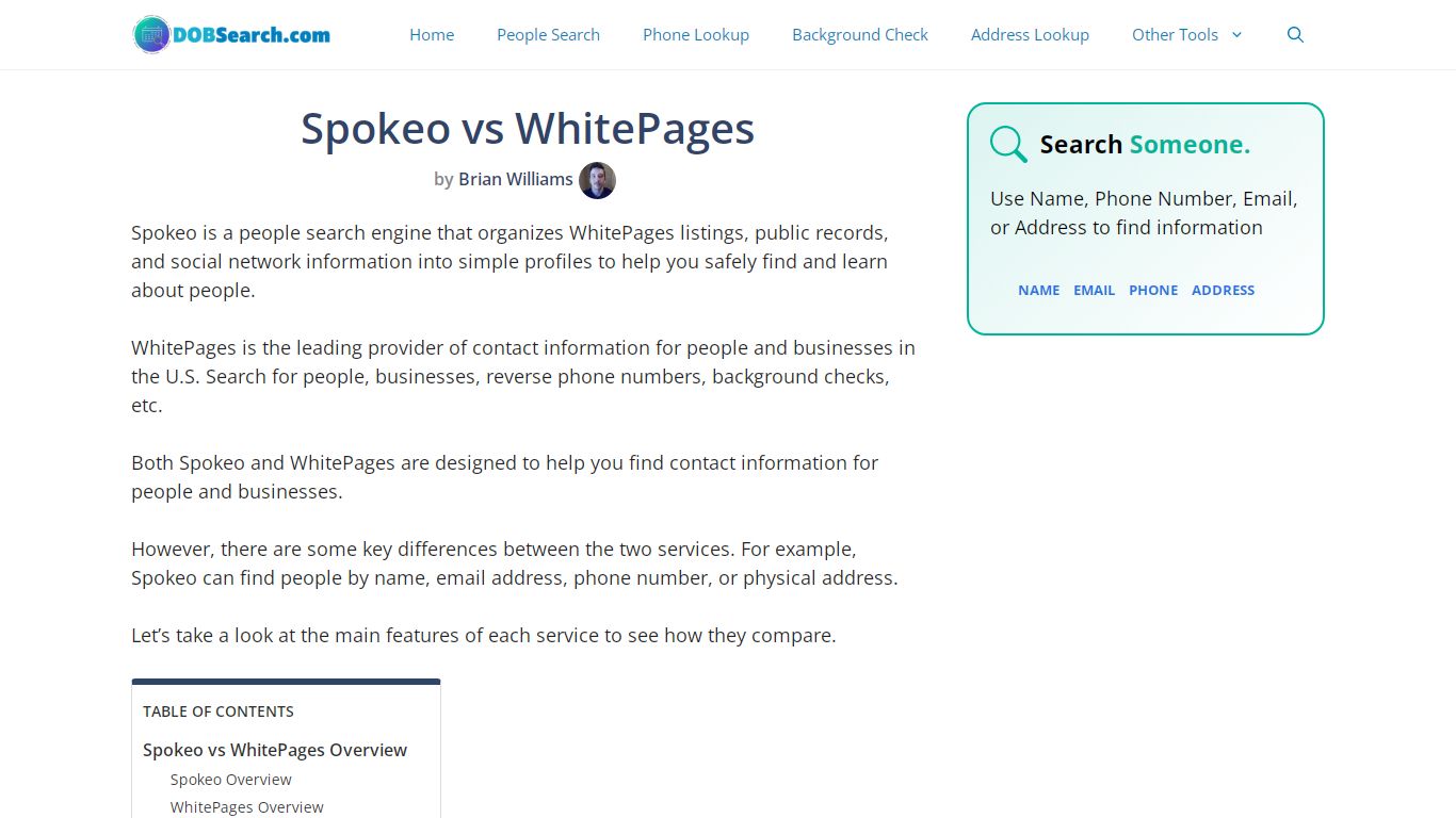 Spokeo vs WhitePages: A Feature and Service Comparison