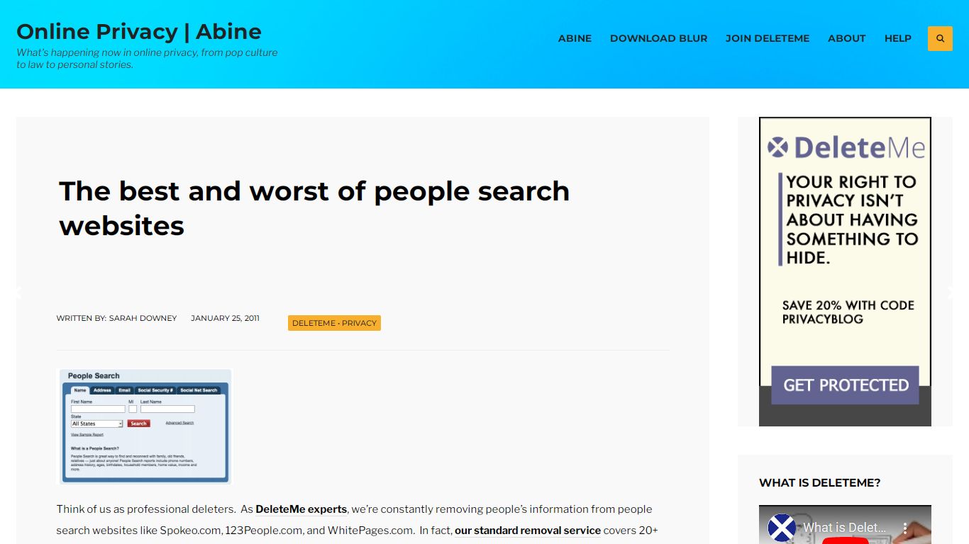 The best and worst of people search websites - Blur